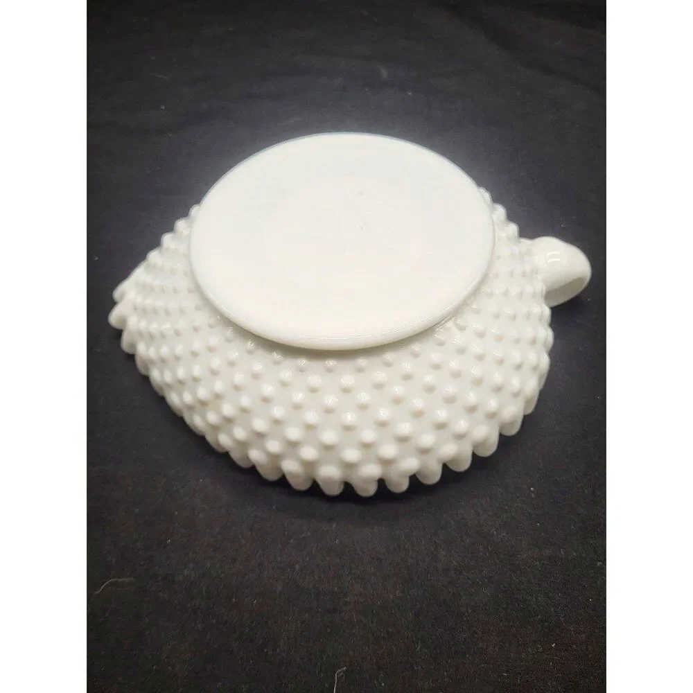 Fenton Handled Nappy Heart Candy Dish/Bowl